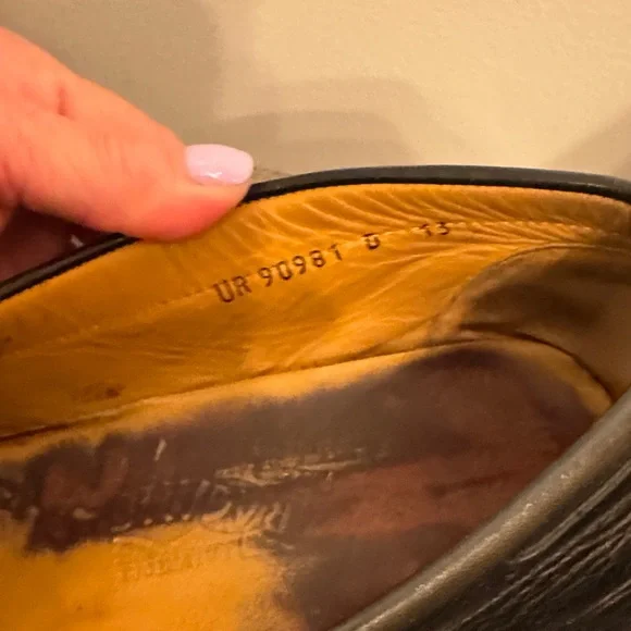 Salvatore Ferragamo Black Leather Loafers with Silver Accents